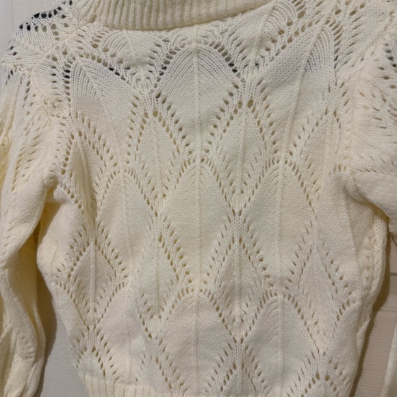 SHEIN Cream Knit Cardigan – Size Small - Picture 7 of 8